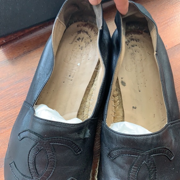 RARE iconic Black Chanel espadrilles - Picture 7 of 9